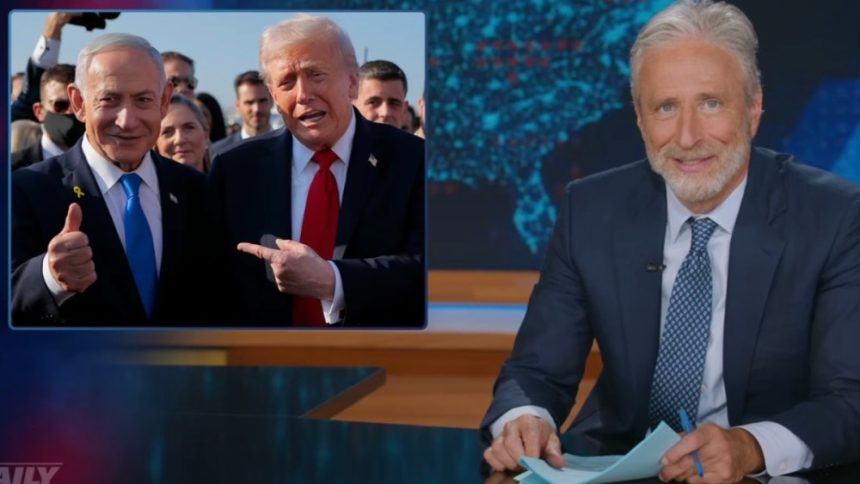 Jon Stewart Slams Trump For Keeping Press in the Dark About Iran War