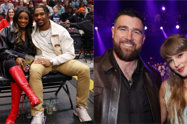 Jonathan Owens’ wife Simone Biles indirectly walks in Travis Kelce’s footsteps to launch restaurant inspired by legendary Olympic career