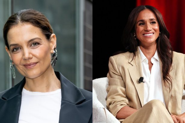 Katie Holmes and Meghan Markle Wear These Spring Blazer Looks