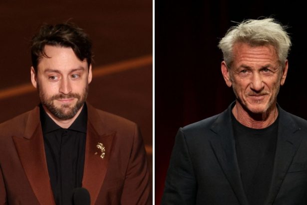Kieran Culkin Jokes About Sean Penn Absence After Oscars Win