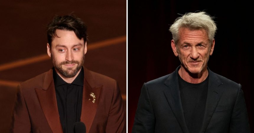 Kieran Culkin Jokes About Sean Penn Absence After Oscars Win