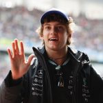 Kimi Antonelli tears up as the driver secures his first ever win in the F1 Chinese GP