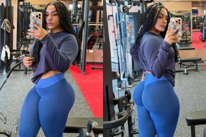 Leo De Vries’ sister Erica chills in brown bikini with drinks under sunny poolside vibes