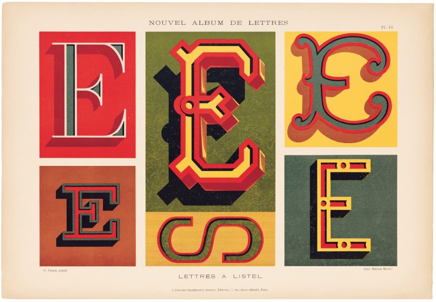 ‘Lettres Décoratives’ Is a Celebration of Fin de Siècle Sign Painters’ Vibrant Letterforms — Colossal