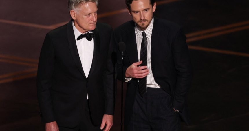 Lewis Pullman Jokes About Dad During Rare Joint Appearance