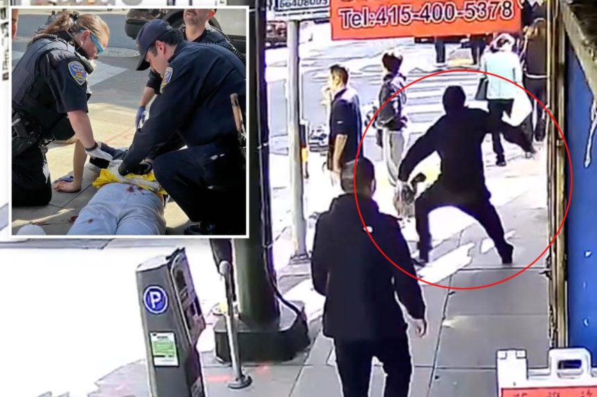 Man charged with attempted murder after ‘unprovoked’ Chinatown stabbing caught on video