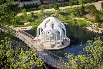 Marc Fornes’ New Sculptural Pavilion Reimagines the Architectural Folly — Colossal