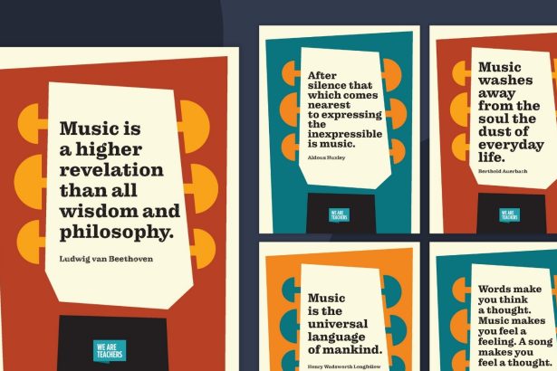 Music Quote Posters (Free Printables)