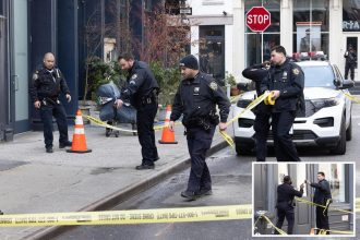 NYC skate shop security guard slashed on neck by violent would-be customer who tried to cut line: cops, sources