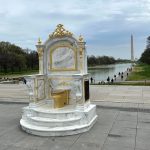 New Protest Art Lampoons Trump’s Gaudy Bathroom Redesign