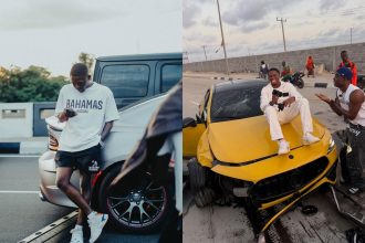 Nigerian Twitch streamer crashes car live on stream while seemingly recklessly driving