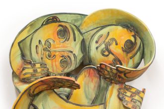 Painterly Figures Entwine in Soojin Choi’s Ceramic Sculptures — Colossal