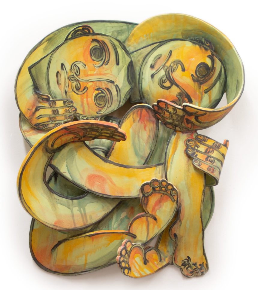 Painterly Figures Entwine in Soojin Choi’s Ceramic Sculptures — Colossal