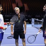 Partners Novak Djokovic & Stefanos Tsitsipas have different ideas of what their doubles team name should be at Indian Wells 2026