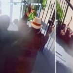 Pastor caught shoving elderly woman down steps of LA church