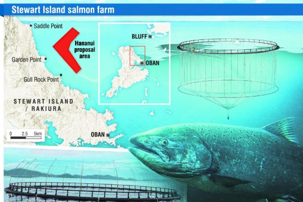 Proposed fish farm in uncharted waters