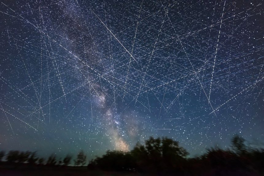 Rampant growth of satellite mega constellations could ruin the night sky