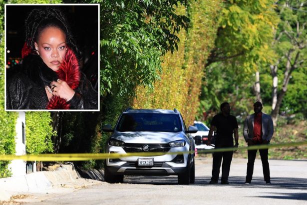 Rihanna’s Beverly Hills mansion is shot at while singer was home, woman, 30, arrested