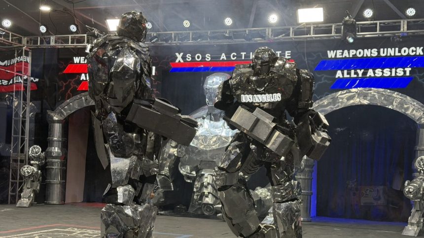 Robots battle it out in Detroit’s Robowar : NPR