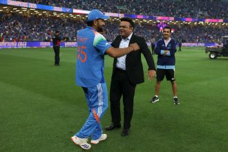 Rohit Sharma has fun with Jay Shah as India celebrate T20 World Cup 2026 triumph [Watch]