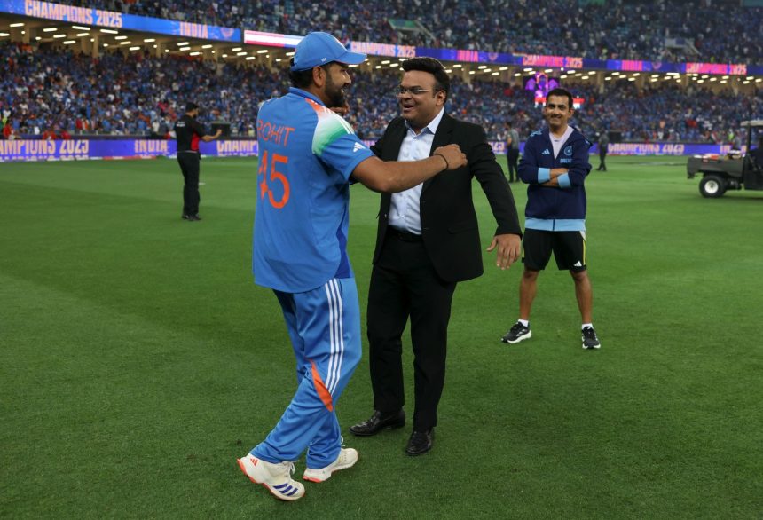 Rohit Sharma has fun with Jay Shah as India celebrate T20 World Cup 2026 triumph [Watch]