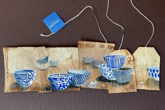 Ruby Silvious’ Tiny Paintings and Assemblages Reimagine Used Teabags — Colossal