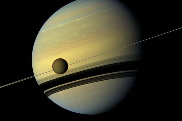 Saturn’s rings may have formed after a huge collision with Titan
