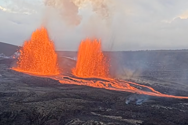 See Hawaii’s Kīlauea volcano erupt, shooting lava 1,300 feet into the air