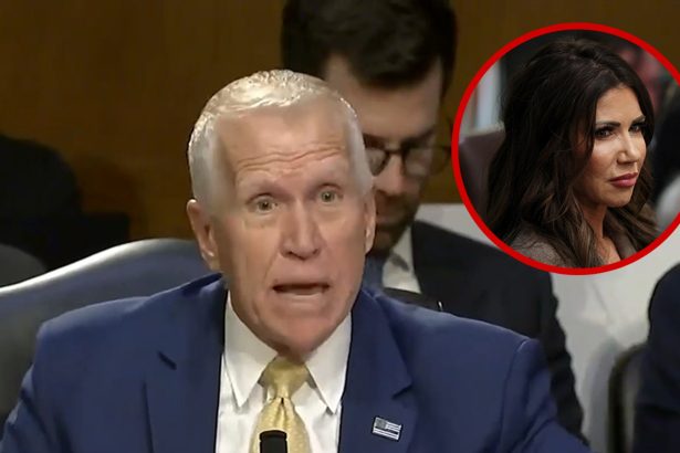 Sen. Thom Tillis Rips Kristi Noem, Compares ICE Killings To Dog She Killed
