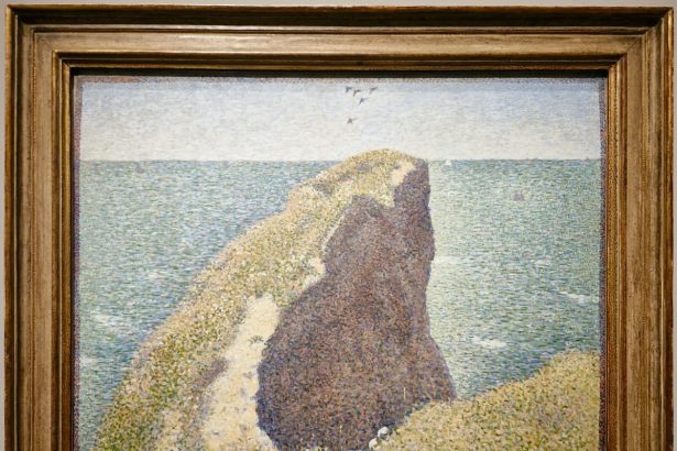 Seurat and the Sea Is Postcard Perfect