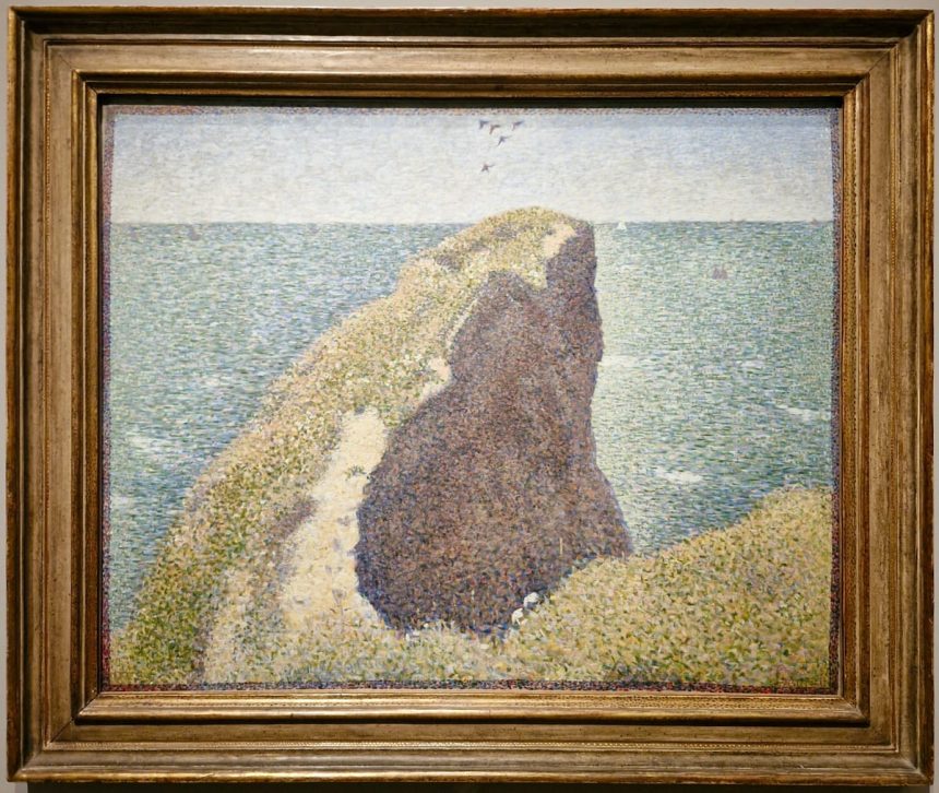 Seurat and the Sea Is Postcard Perfect