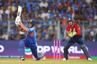 Shivam Dube blasts Adil Rashid for two massive 6s in IND vs ENG T20 World Cup 2026 semifinal match