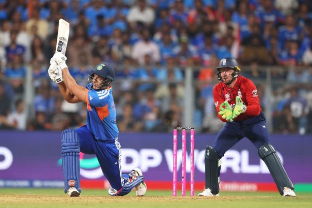 Shivam Dube blasts Adil Rashid for two massive 6s in IND vs ENG T20 World Cup 2026 semifinal match