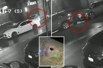 Shocking video shows off-duty NYPD cop shoot man who may have been involved in car theft — as he’s suspended