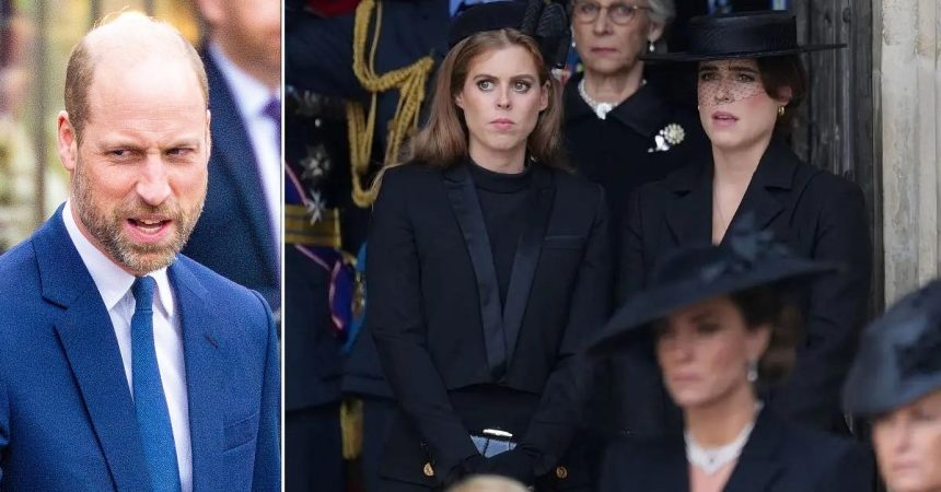 Sisters Beatrice and Eugenie in ‘Limbo’ Over Prince William’s Next Move