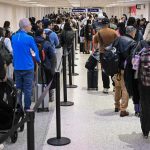TSA wait times are unpredictable amid government shutdown : NPR