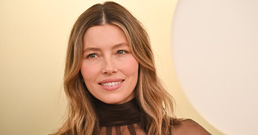 The Under-Eye Patches Behind Jessica Biel’s Bright, Awake Look