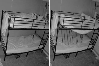 Top bunk collapses, nearly impales sleeping boy sleeping below