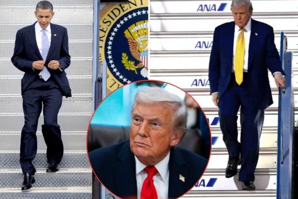 Trump Claims Obama’s ‘Bob’ Down the Stairs Was ‘Unpresidential’