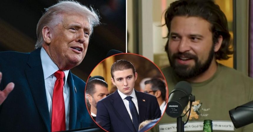 Trump Endorses Candidate Who Once Poked Fun at Reclusive Son Barron