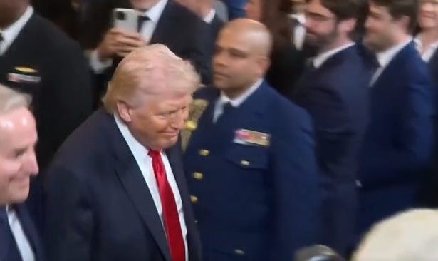 Trump Runs Away And Ignores Questions When Asked About Kristi Noem Firing