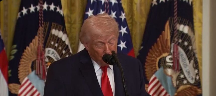 Trump Shows It’s 25th Amendment Time At Off The Rails Women’s Month Event