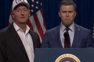 Trump and Pete Hegseth Justify Iran Strike on ‘SNL’: ‘We’re Doing War’