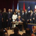 Trump vows to ‘take care of Cuba,’ praises Venezuela cooperation at summit : NPR