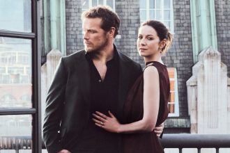 ‘Outlander’ Stars Caitríona Balfe and Sam Heughan on Her Directorial Debut and Their Plans for a Finale Watch Party