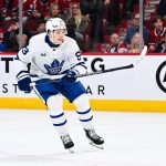 [WATCH] Leafs rookie Easton Cowan retaliates against Ducks’ Jackson LaCombe for hit on Nick Robertson