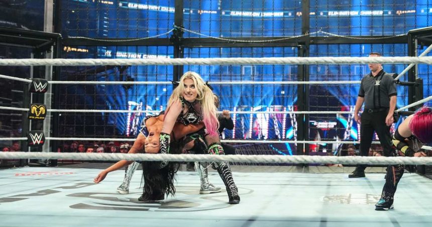 WWE’s Kiana James Has Wardrobe Malfunction During Live Chamber Match