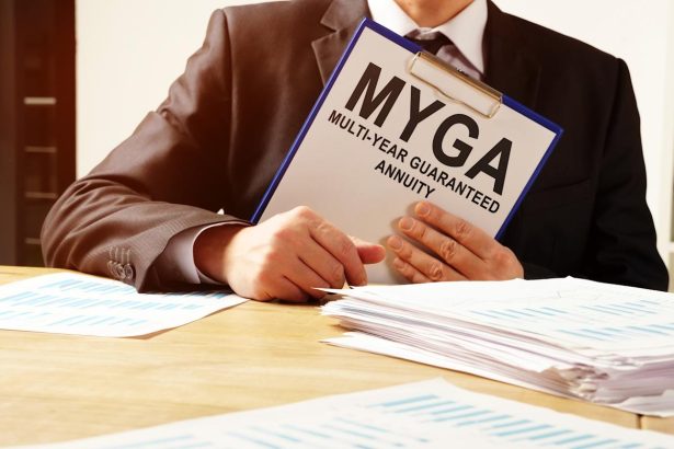 What is a multi-year guaranteed annuity (MYGA), and how does it work?