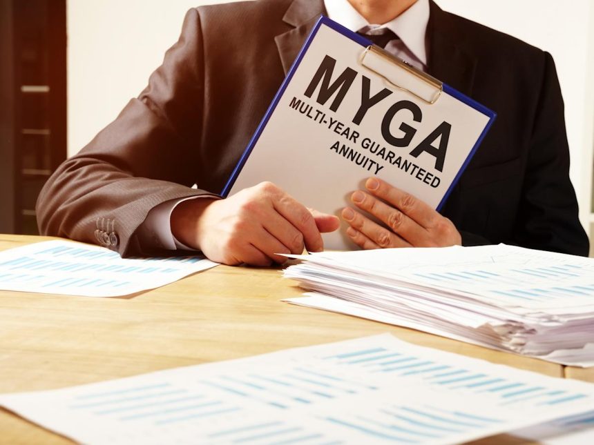What is a multi-year guaranteed annuity (MYGA), and how does it work?