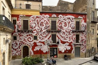 White Lace Proliferates Across Urban Spaces in Patterned Murals by NeSpoon — Colossal